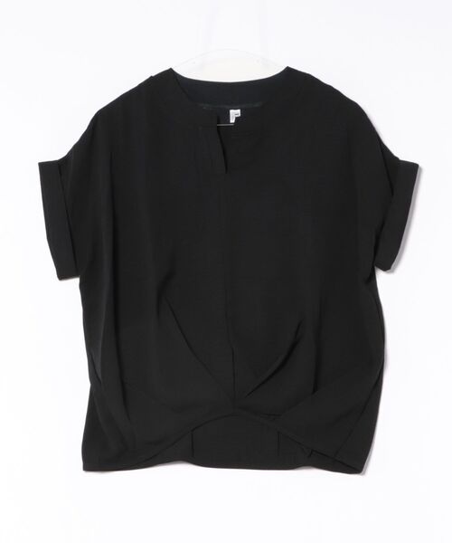 MAISON DE THERESE(メゾン ド テレーズ)の「Vネック タックブラウス(シャツ/ブラウス・レディース・ブラック/グリーン/ホワイト/ネイビー/ブルー・FREE)」の18枚目の写真