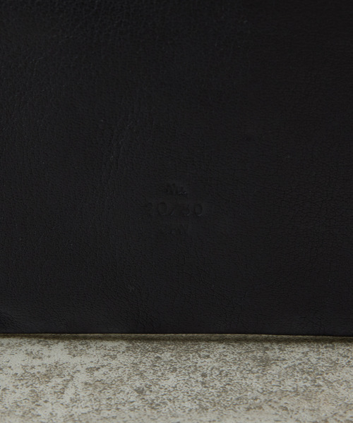 20/80(テゥエンティーエイティー)の「20/80 トゥエンティーエイティー / SHRINK LEATHER GAMAGUCHI SQUARE SHOULDER BAG シュリンクレザーがま口ショルダーバッグ / S079(ショルダーバッグ・メンズ・ブラック・FREE)」の16枚目の写真