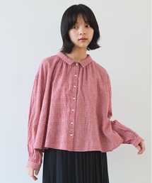 bulle de savon | fuwa fuwa gingham ブラウス(シャツ/ブラウス)