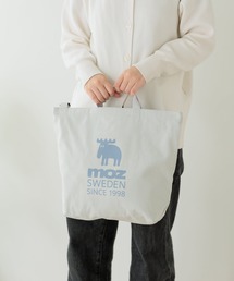 moz | moz モズ ファスナーの付いた帆布トートL ショルダー付(トートバッグ)