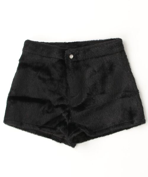 ipugo(イプゴ)の「ipugo/イプゴ シャギーショートパンツ(その他パンツ・レディース・ホワイト/ブラック・S/M)」の1枚目の写真
