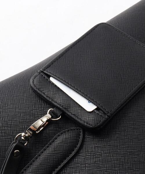 tk.TAKEO KIKUCHI（ティーケータケオキクチ）の「サフィアーノトートバッグ（パスケース付き）（トートバッグ・メンズ・ブラック/ネイビー/ブラック系1・00）」の9枚目の写真
