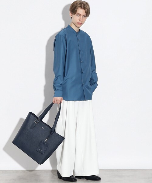 tk.TAKEO KIKUCHI（ティーケータケオキクチ）の「サフィアーノトートバッグ（パスケース付き）（トートバッグ・メンズ・ブラック/ネイビー/ブラック系1・00）」の18枚目の写真