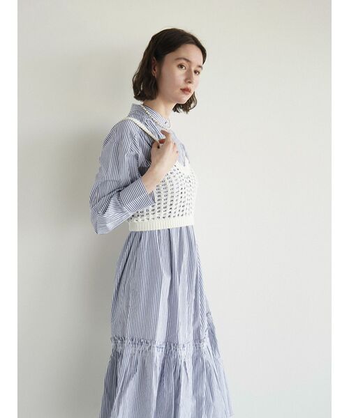 FIKA.（フィーカ）の「Crochet knit bustier（その他トップス・レディース・ホワイト/ベージュ・MEDIUM）」の12枚目の写真