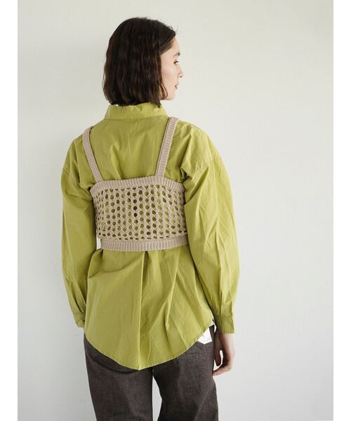 FIKA.（フィーカ）の「Crochet knit bustier（その他トップス・レディース・ホワイト/ベージュ・MEDIUM）」の9枚目の写真