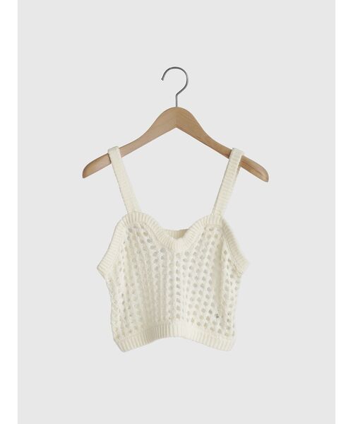 FIKA.（フィーカ）の「Crochet knit bustier（その他トップス・レディース・ホワイト/ベージュ・MEDIUM）」の11枚目の写真