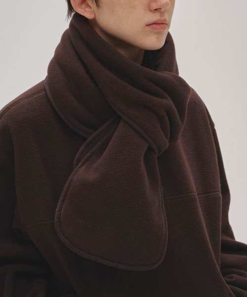 TODAYFUL（トゥデイフル）の「【TODAYFUL/トゥデイフル】Halfzip Fleece Pullover/ハーフジップフリースプルオーバー（その他トップス・レディース・ダークブラウン/ネイビー・FREE）」の3枚目の写真