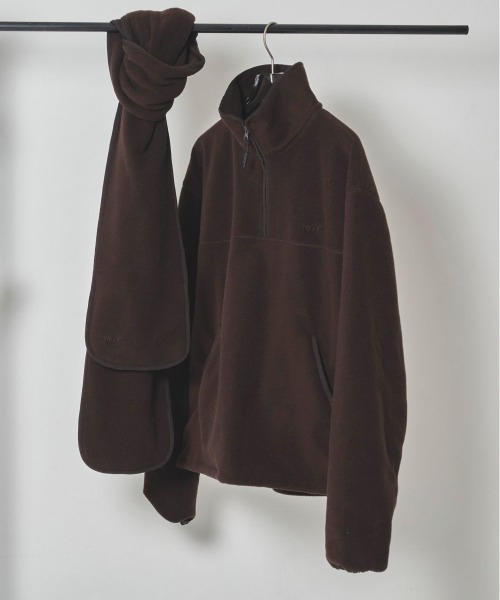 TODAYFUL（トゥデイフル）の「【TODAYFUL/トゥデイフル】Halfzip Fleece Pullover/ハーフジップフリースプルオーバー（その他トップス・レディース・ダークブラウン/ネイビー・FREE）」の12枚目の写真