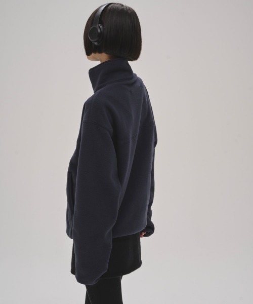 TODAYFUL（トゥデイフル）の「【TODAYFUL/トゥデイフル】Halfzip Fleece Pullover/ハーフジップフリースプルオーバー（その他トップス・レディース・ダークブラウン/ネイビー・FREE）」の16枚目の写真