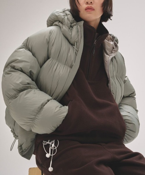 TODAYFUL（トゥデイフル）の「【TODAYFUL/トゥデイフル】Halfzip Fleece Pullover/ハーフジップフリースプルオーバー（その他トップス・レディース・ダークブラウン/ネイビー・FREE）」の6枚目の写真