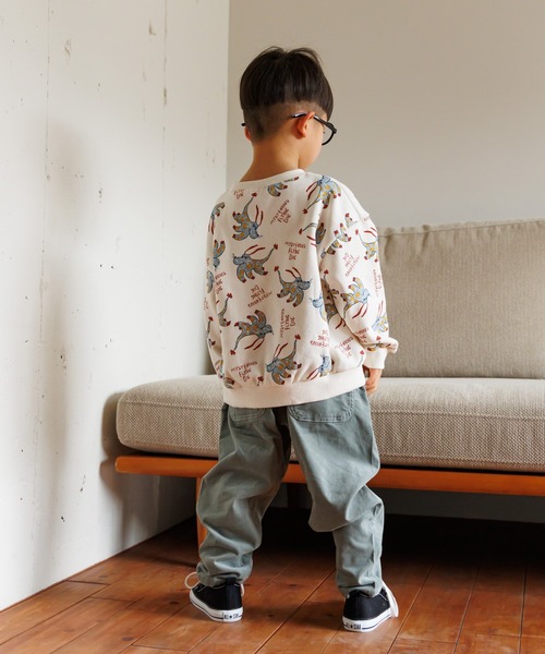 MAKE YOUR DAY(メイクユアデイ)の「コールテンテーパードパンツ■80~140cm(その他パンツ・キッズ・ベージュ/チャコールグレー/ミント・80/100/130/140/90/110/120)」の21枚目の写真