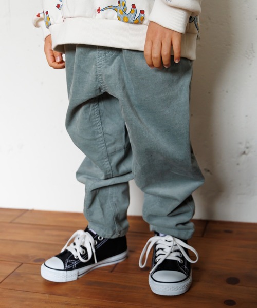 MAKE YOUR DAY(メイクユアデイ)の「コールテンテーパードパンツ■80~140cm(その他パンツ・キッズ・ベージュ/チャコールグレー/ミント・80/100/130/140/90/110/120)」の18枚目の写真