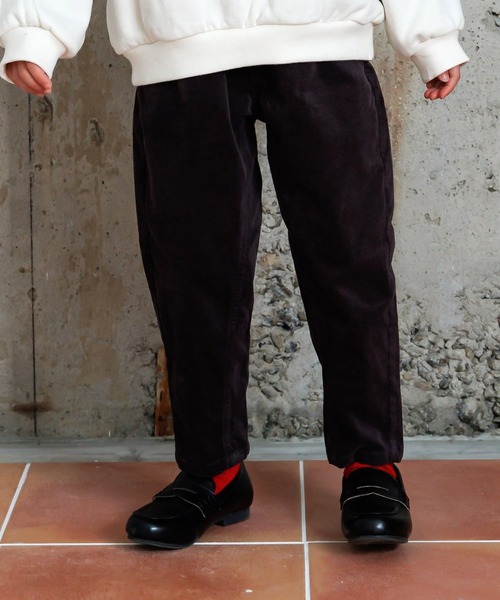 MAKE YOUR DAY(メイクユアデイ)の「コールテンテーパードパンツ■80~140cm(その他パンツ・キッズ・ベージュ/チャコールグレー/ミント・80/100/130/140/90/110/120)」の10枚目の写真