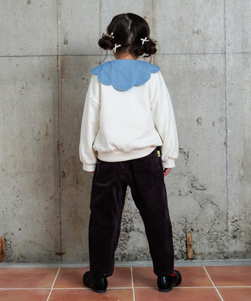 MAKE YOUR DAY(メイクユアデイ)の「コールテンテーパードパンツ■80~140cm(その他パンツ・キッズ・ベージュ/チャコールグレー/ミント・80/100/130/140/90/110/120)」の14枚目の写真