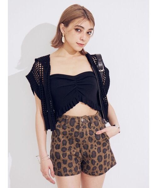 EVRIS（エヴリス）の「ツイルショートパンツ（その他パンツ・レディース・その他1/ブラック・MEDIUM/SMALL）」の11枚目の写真