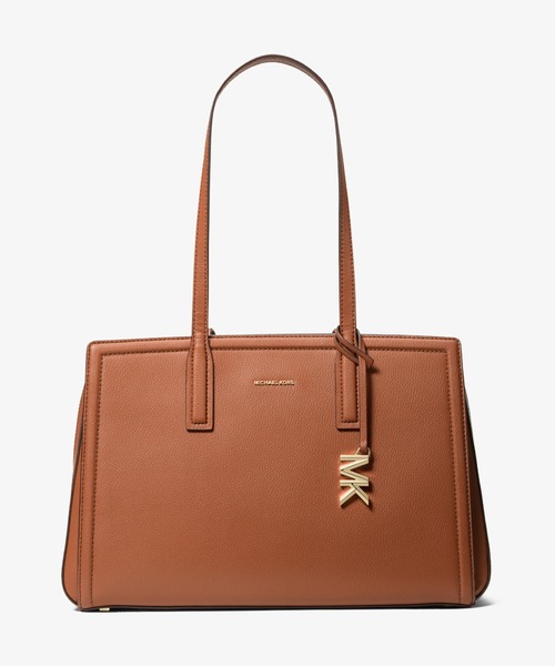 MICHAEL KORS(マイケルコース)の「LAILA レザー トート ミディアム(トートバッグ・レディース・ブラウン系・FREE)」の1枚目の写真