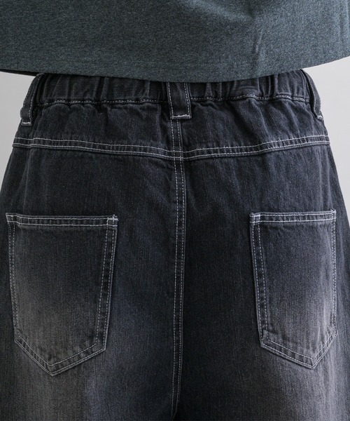 EPNK(イーピーエヌケー)の「【EPNK】Large pocket easy denim pants / ラージポケットイージーデニムパンツ(デニムパンツ・メンズ・ブラック/ブラック系その他・SMALL/MEDIUM/LARGE)」の16枚目の写真