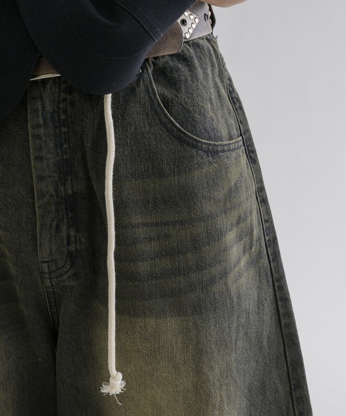 EPNK(イーピーエヌケー)の「【EPNK】Large pocket easy denim pants / ラージポケットイージーデニムパンツ(デニムパンツ・メンズ・ブラック/ブラック系その他・SMALL/MEDIUM/LARGE)」の21枚目の写真