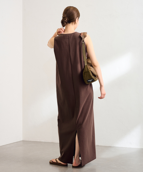 FRAMeWORK（フレームワーク）の「トリコットタンクドレス（ワンピース・レディース・ブラック/ブラウン/イエロー・36/38）」の14枚目の写真