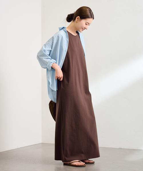 FRAMeWORK（フレームワーク）の「トリコットタンクドレス（ワンピース・レディース・ブラック/ブラウン/イエロー・36/38）」の17枚目の写真