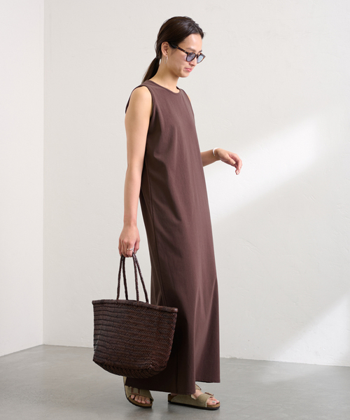 FRAMeWORK（フレームワーク）の「トリコットタンクドレス（ワンピース・レディース・ブラック/ブラウン/イエロー・36/38）」の20枚目の写真