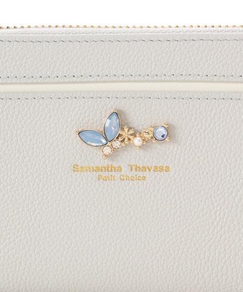 Samantha Thavasa Petit Choice（サマンサタバサ　プチチョイス）の「バタフライビジュー 長財布（財布・レディース・ライトブルー/ピンク/ペールイエロー・FREE）」の17枚目の写真