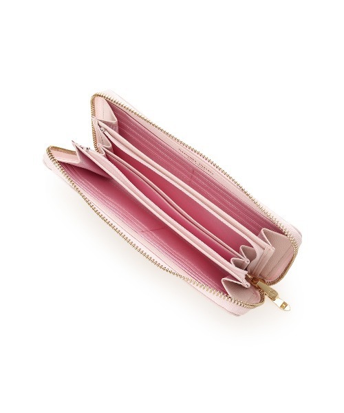 Samantha Thavasa Petit Choice（サマンサタバサ　プチチョイス）の「バタフライビジュー 長財布（財布・レディース・ライトブルー/ピンク/ペールイエロー・FREE）」の7枚目の写真