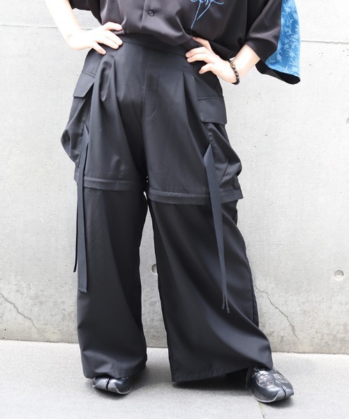REZEN カーゴパンツ REZEN パンツ 2WAYカーゴ袴パンツ メンズ : ZOZOTOWN Yahoo