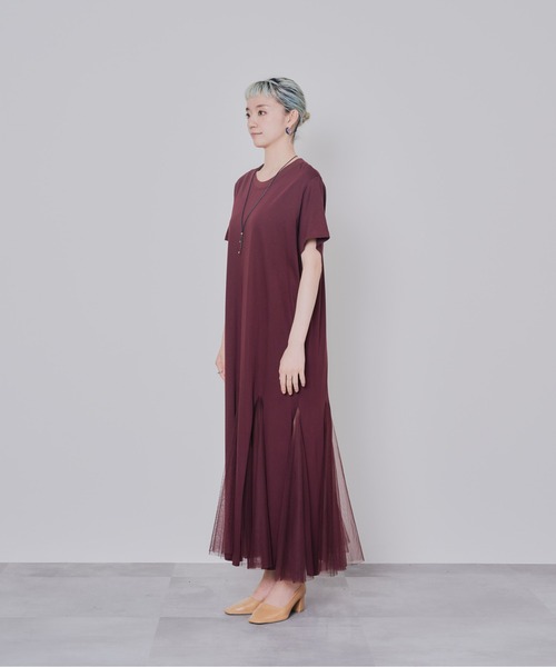セール】【ZOZO限定商品】ヘムトライアングルチュール切替T