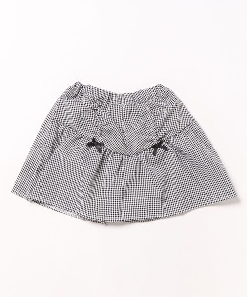 Crescent(クレッセント)の「4分丈キュロットパンツ(その他パンツ・キッズ・ブラック/ピンク・80/130/120/110/100/90)」の1枚目の写真