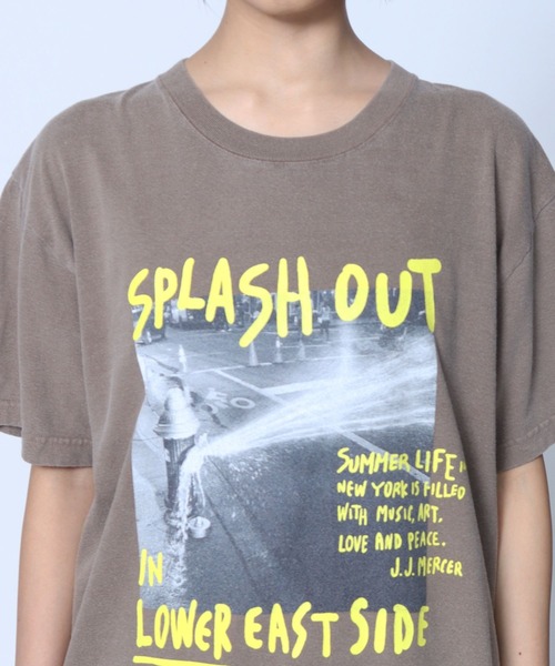 jj mercer（ジェイジェイマーサー）の「【J.J. Mercer】＜別注＞SPLASH TEE（Tシャツ/カットソー・レディース・ブラウン・フリー）」の15枚目の写真