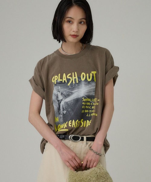 J.J. Mercer】＜別注＞SPLASH TEE（Tシャツ/カットソー）｜jj