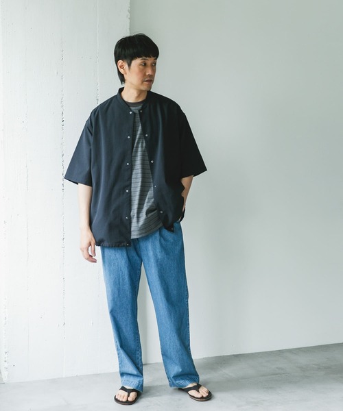 アーバンリサーチドアーズ ノーカラーショートブルゾン URBAN RESEARCH DOORS（アーバンリサーチドアーズ）の「ノー