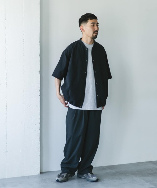 新品タグ付URBAN RESEARCHリネン黒 ショートスリーブオールインワン セール】Quick dry ボックスショートスリーブTシャツ（Tシャツ