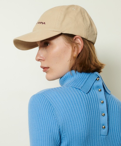 La Maison de Lyllis(メゾンドリリス)の「【La Maison de Lyllis(ラ メゾン ド リリス)】 FOTOCAP(キャップ・レディース・キャメル/ボルドー/ライトベージュ・FREE)」の18枚目の写真