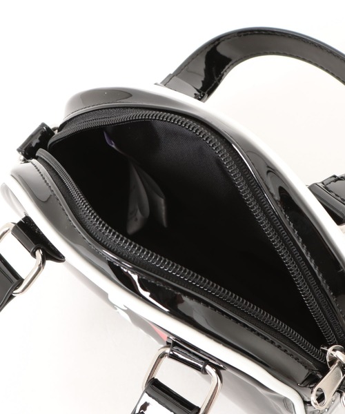 ANAP GiRL(アナップガール)の「ILOVE ANAP ミニボストンBAG(ショルダーバッグ・キッズ・ホワイト/イエロー/ブラック・FREE)」の14枚目の写真