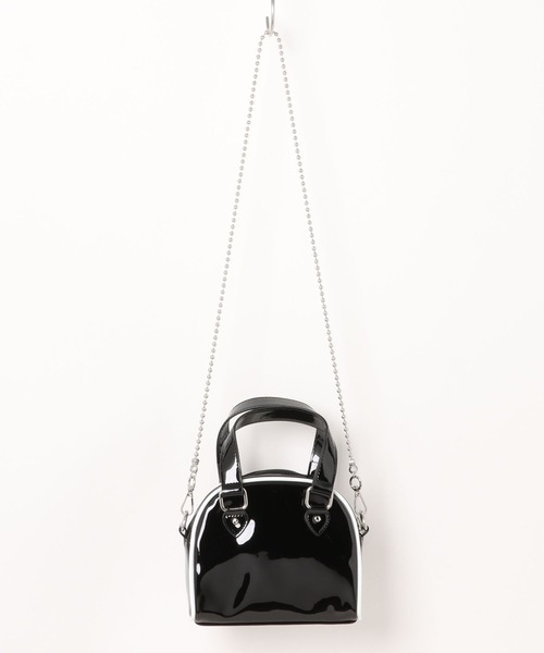 ANAP GiRL(アナップガール)の「ILOVE ANAP ミニボストンBAG(ショルダーバッグ・キッズ・ホワイト/イエロー/ブラック・FREE)」の12枚目の写真