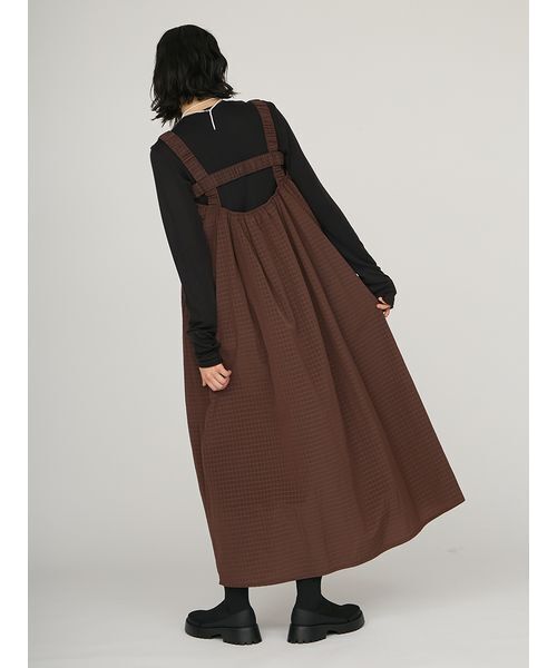 セール】【限定カラー】ボックスチェックワンピースセット（ワンピース