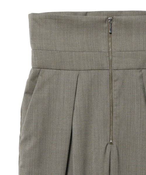 ESTNATION（エストネーション）の「ESTNATION / ハイウエスト フロントジップ タックパンツ（その他パンツ・レディース・グレー/ブラック・38/36）」の16枚目の写真