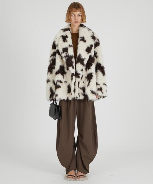 ミックスパターンファージャケット / Mix Pattern Fur Jacket（その他