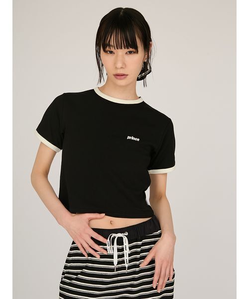 tシャツ 「prince|emmi」コンパクトリンガーTシャツ レディース prince|emmi】コンパクトリンガーTシャツ(Tシャツ/カットソー