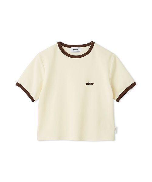 emmi(エミ)の「【prince|emmi】コンパクトリンガーTシャツ(Tシャツ/カットソー・レディース・クリーム/ブラック・F)」の13枚目の写真
