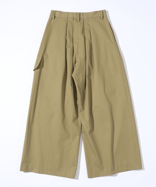 Firsthand（ファーストハンド）の「Firsthand/ファーストハンド ハイカウント チノワイドパンツ（チノパンツ・レディース・ブラック/キャメル・S/M）」の13枚目の写真