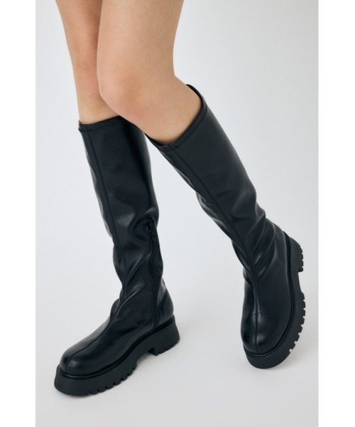 MOUSSY（マウジー）の「AIR EASE LONG ブーツ（ブーツ・レディース・ブラック・SMALL/MEDIUM/LARGE）」の4枚目の写真