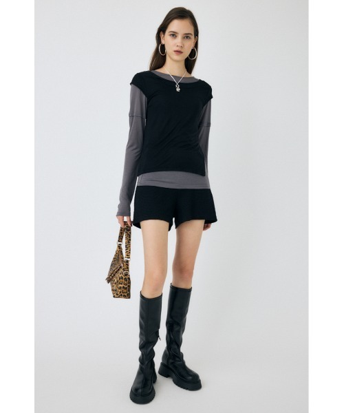 MOUSSY（マウジー）の「AIR EASE LONG ブーツ（ブーツ・レディース・ブラック・SMALL/MEDIUM/LARGE）」の13枚目の写真