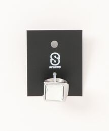 SPINNS（スピンズ）の「メタルシルバーリング/ビジュー（リング・メンズ）」