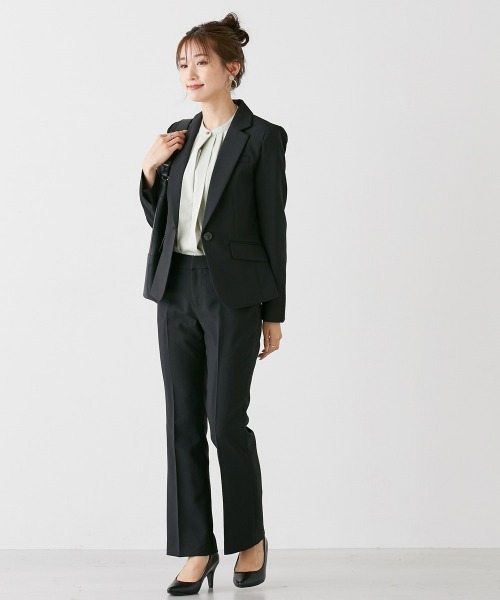 INDIVI スーツ ３点セット ジャケット パンツ スカート Sサイズ INDIVI 【スーツ3点SET】インディヴィ ジャケット+スカート+