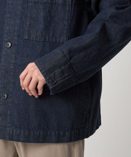 green label relaxing(グリーンレーベルリラクシング)の「デニム カバーオール(カバーオール・メンズ・ダークグレー/ネイビー・S/M/L/XL)」の11枚目の写真