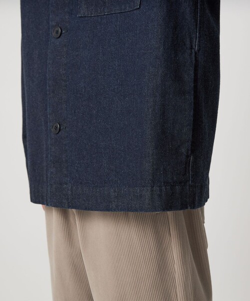 green label relaxing(グリーンレーベルリラクシング)の「デニム カバーオール(カバーオール・メンズ・ダークグレー/ネイビー・S/M/L/XL)」の13枚目の写真