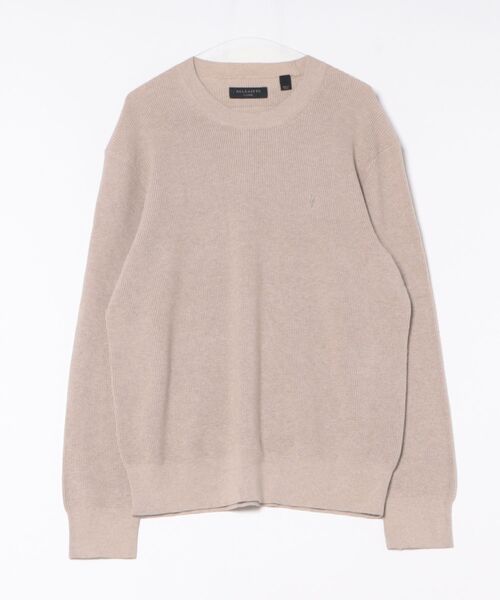ALLSAINTS(オールセインツ)の「ASPEN WAFFLE TEXTURE CREW NECK RAMSKULL JUMPER | ASPEN ワッフル テクスチャー クルー ネック ラムスカル ニット・セーター(ニット/セーター・メンズ・グレー系その他・XL/XS/S/M/L)」の7枚目の写真